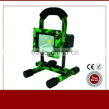 High Efficiency IP65 CE RoHS Portable 10w Rechargeable Led Flood Light photo-6