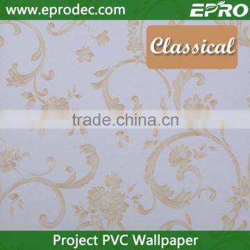 cheap living room vinyl project wall paper for tv backwall decoration