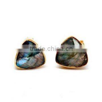 The Gopali Jewellers Wholesale Labradorite earrings gold jewelry wholesale gemstone earring