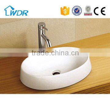 Bathroom oval ceramic new wash art basin