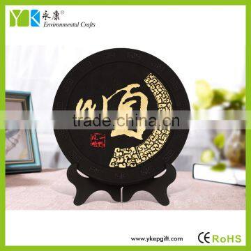 New Design Best Selling wood carving craft Plate Shape