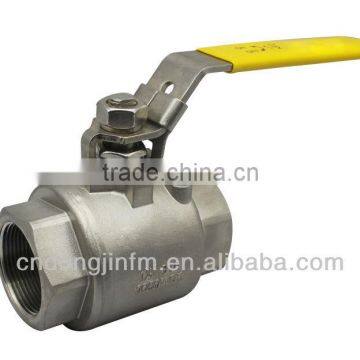 Two Piece Thread Steel Ball Valve
