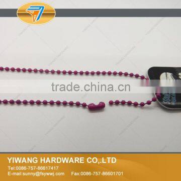 Fancy Electroplating Iron Ball Chain Necklace photo-6