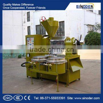 Lower residual oil screw oil press machine/oil press /sesame oil press machine with filter