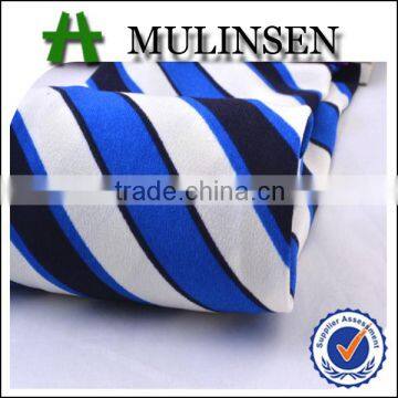 Shaoxing Knitted Dress Making Material Poly Spandex 1000T Ity Jersey Stripe Fabric photo-3