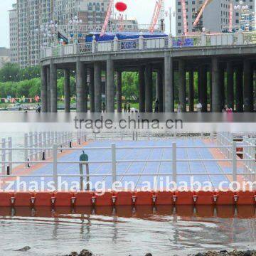 plastic floating dock platform