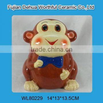 2016 New Design Ceramic Money Bank in Monkey Shape photo-4