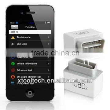 Mini bluetooth obd2 code reader for iphone&android