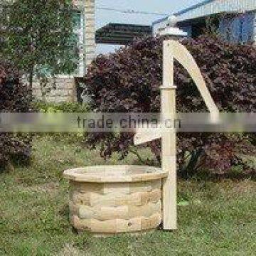 wooden planter