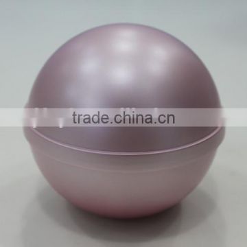 Plastic Manufacturing Jars for cosmetics, pink cream PP ball jars with lids