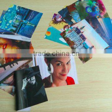 heat transfer printing microfiber lens cloth