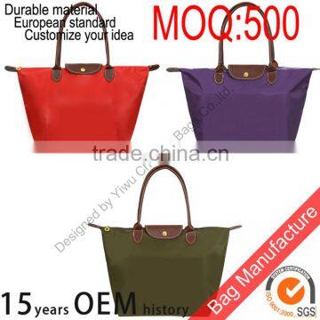 wholesale China cheap classic multicolor polyster Woman Bag Handbag ladies                        
                                                                Most Popular