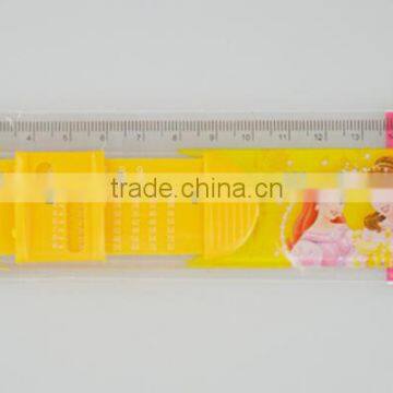 Sliding Ruler, Plastic Ruler Triangle Protractor Set photo-3