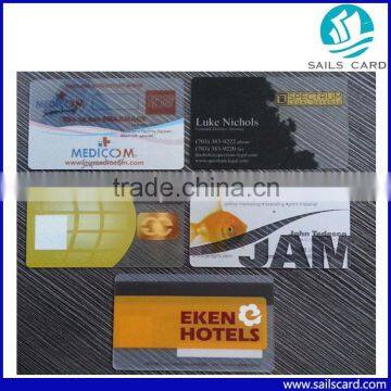 High Quality 30mil Standard Plastic Clear Transparent PVC Cards photo-6