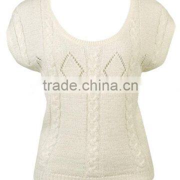 ladies sleeveless sweater