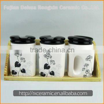 Wholesale Low Price High Quality porcelain condiment holder