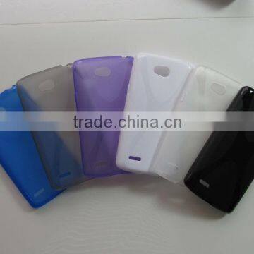 X line jelly gel mobile phone tpu case for lg l80