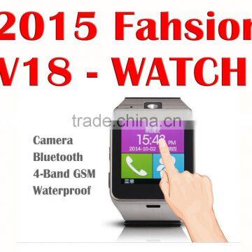 New Arrival Android Smart Watch 2015 with internal GSM GPS Watch Phone Android wifi Bluetooth Smartwatch with Camera