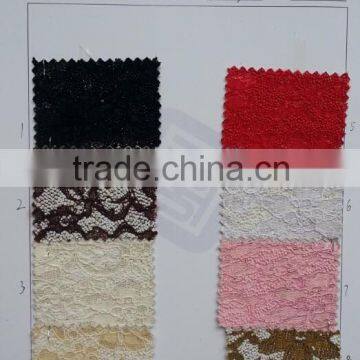 Fashion glitter fabric leather with bead for shoes and handbags