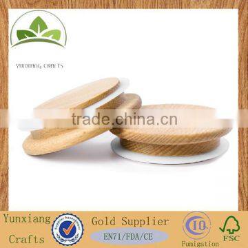 unfinished wooden lids , wooden jar stopper , wooden cover