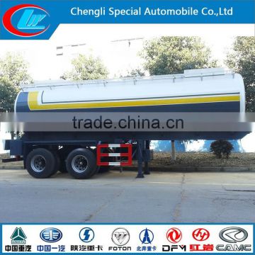 China brand chemical fuel semi-trailer 2 axles chemical oil tank semi trailer