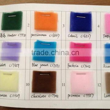 100% Embroidery Silk Tulle Mesh Netting Tolle Veil Fabric for Wedding Dress Bridal Veil photo-5