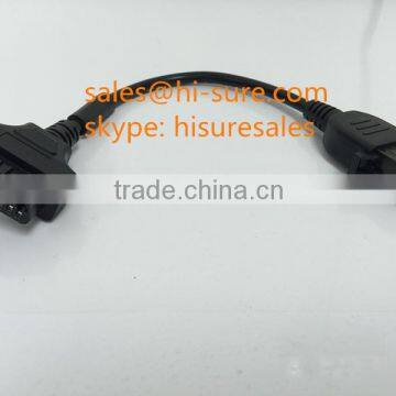 8 pin female connector to OBD2 female connector for obd volvo truck 8 pin diagnostic cable