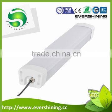 60W 1200MM LED TriProof Batten Fitting With Microwave Sensor Replaceable LED Industrial Batten Light photo-2