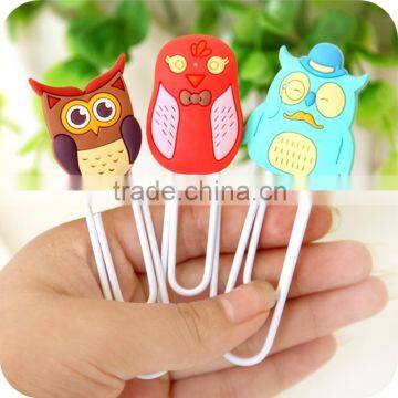 Cartoon Cute Animal Shape Paper Clip Cheap Novelty Clip Bookmark for Kids' Gifts