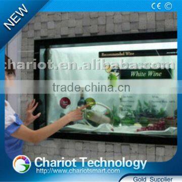 ChariotTech best price wonderful transparent box for advertising display,window display