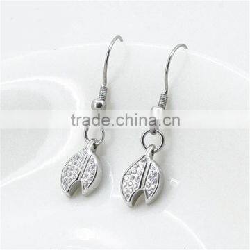 China Factory 38Healthy jewelry with zircon & Anion long drop earring