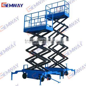 8m mobile trailer mounted scissor lift