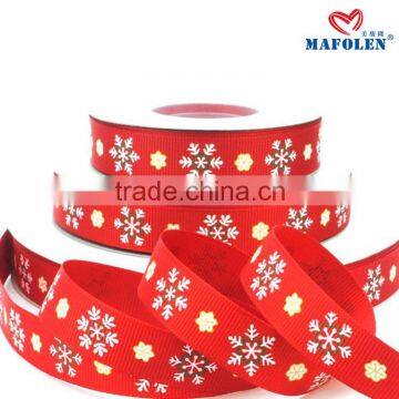 Guangzhou Rgb Packing co 2015 New Products Christmas Grosgrain Flower Pattern Ribbon photo-2
