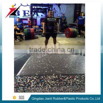 Industrial Rubber Floor Mat/ Gym Rubber Shock Absorbing Floor Mats