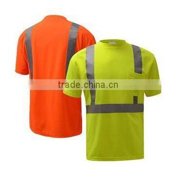 2 Tone Hi Vis Work Shirt - Short Sleeve