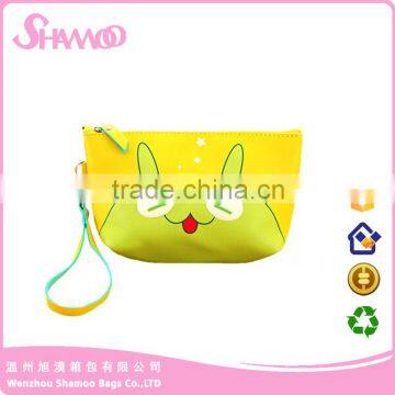 Cheap and pu Cosmetic Bag With Customised Print photo-5