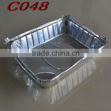 bbq aluminum foil container C048