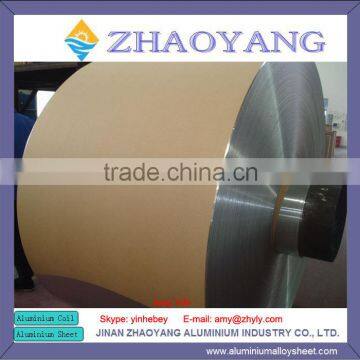 Kraft paper coated aluminum coil