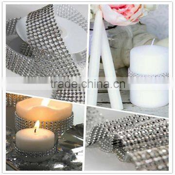 Silver Bling Diamond Mesh Chain Ribbon for Cake Decoration