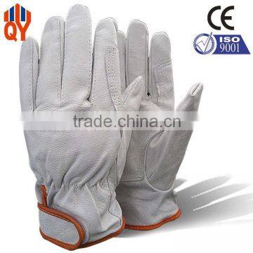 Hot Sale Pigskin Leather Gloves With Fur Lining
