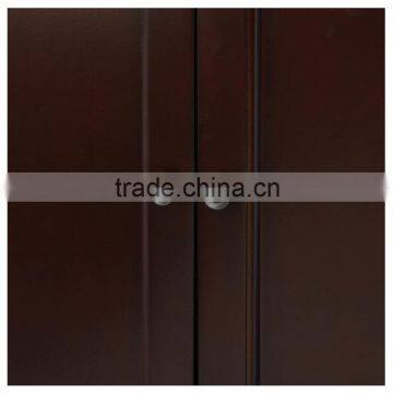 Cherry Red Traditional Solid Wooden Bathroom Vanity With Marble Top photo-5