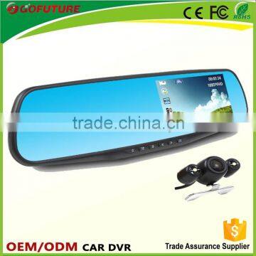 Newest 4.3"LCD Screen Full HD 720P Car Black Box Dual Camera Car DVR