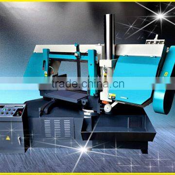 Horizontal angle corner cutting band saw machine