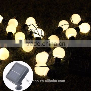 10M 20 LEDs Solar Lamps string fairy light solar light festoon globe ball string light garland garden party decor waterproof