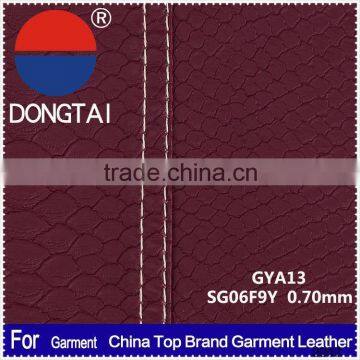 2015 High Quality pu cow skin leather price Factory direct sale