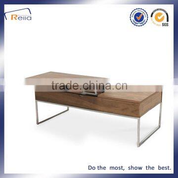 FUNCTION SQUARE VENEER WOOD COFFEE TABLE SIMPLE CHINESE DESIGN BEAUTY WHOLESALE