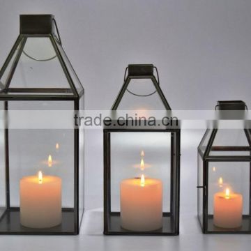 Zinc Antique Lanterns for Pillar candle IHA024