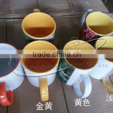 yellow mug sublimation for present 11oz