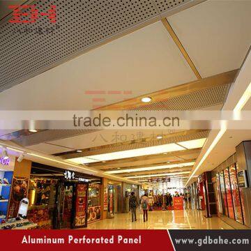 Construction materials interior aluminum perforated panel