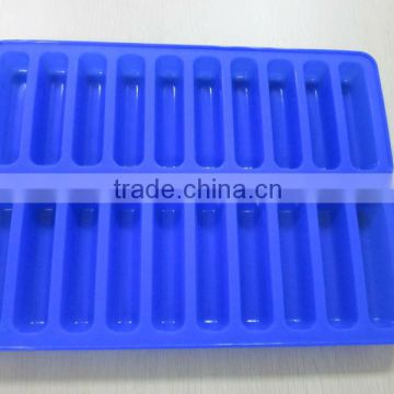 Bar shaped silicone ice tray for drinking and beer